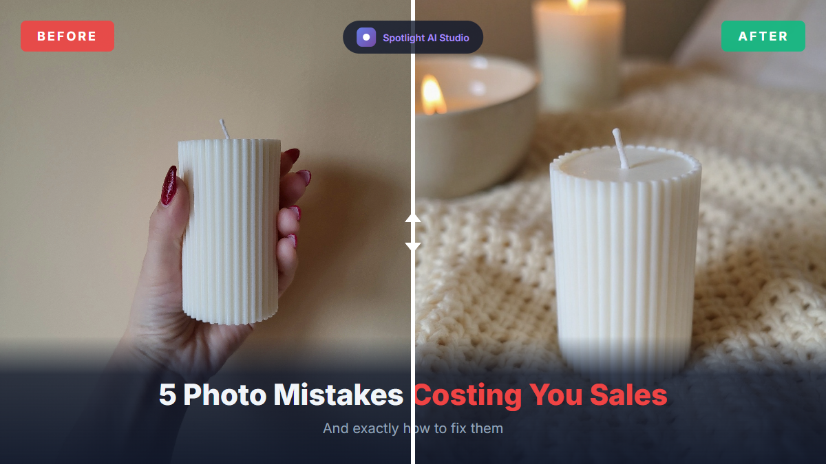 5 Etsy Listing Photo Mistakes